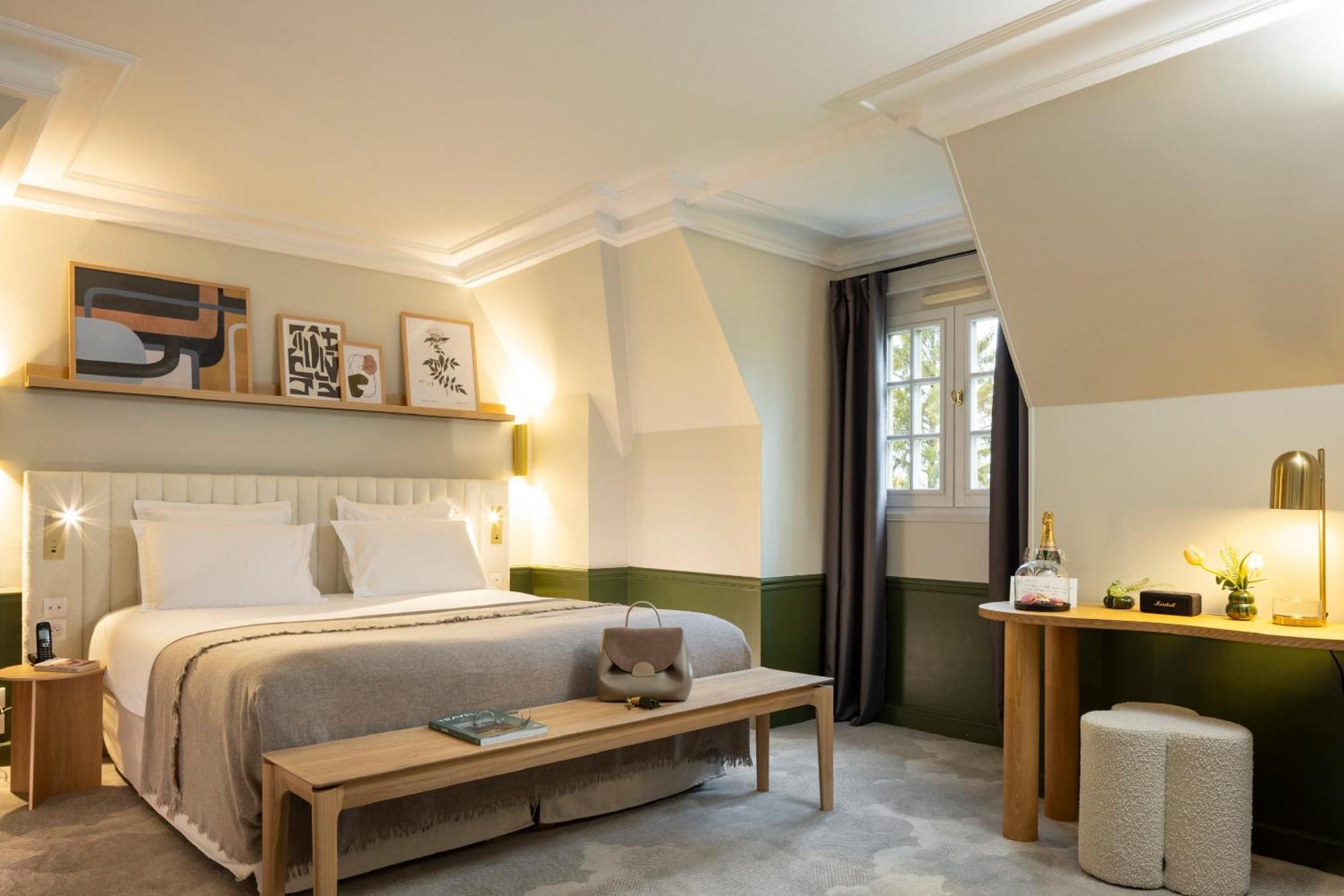 Hostellerie Briqueterie & Spa Champagne 비나이 외부 사진 A room at the hotel