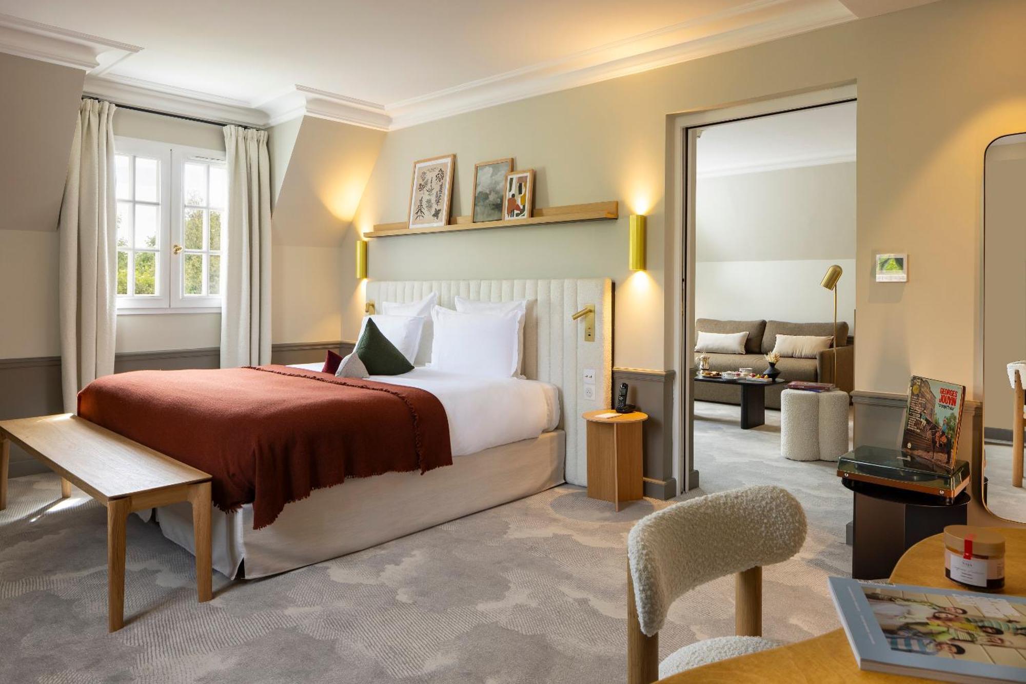 Hostellerie Briqueterie & Spa Champagne 비나이 외부 사진 A suite at the hotel
