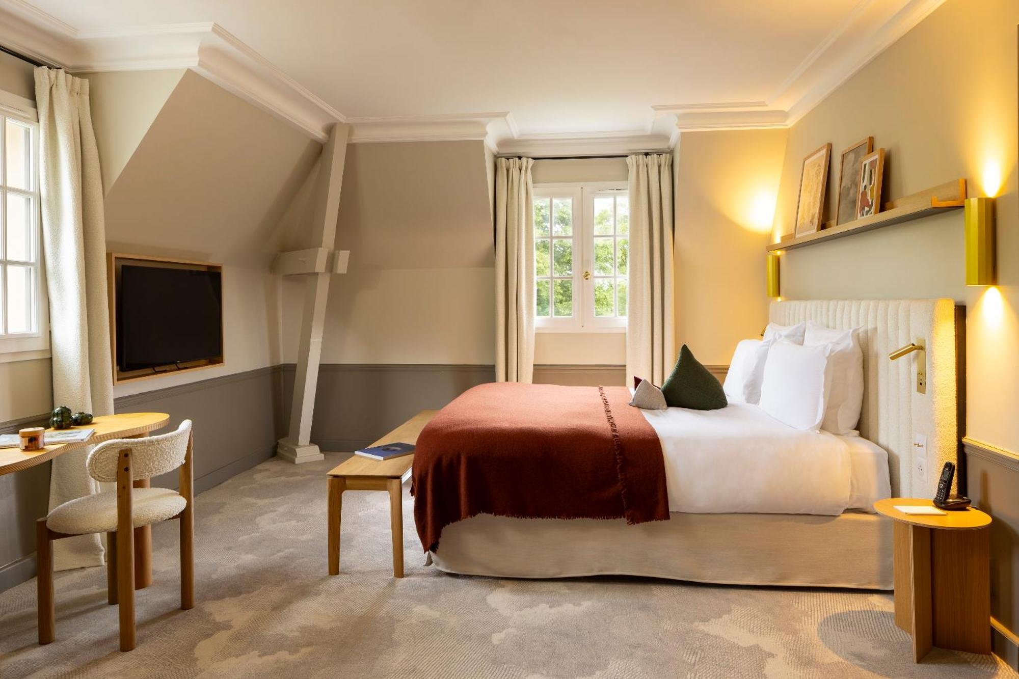 Hostellerie Briqueterie & Spa Champagne 비나이 외부 사진 A room at the hotel