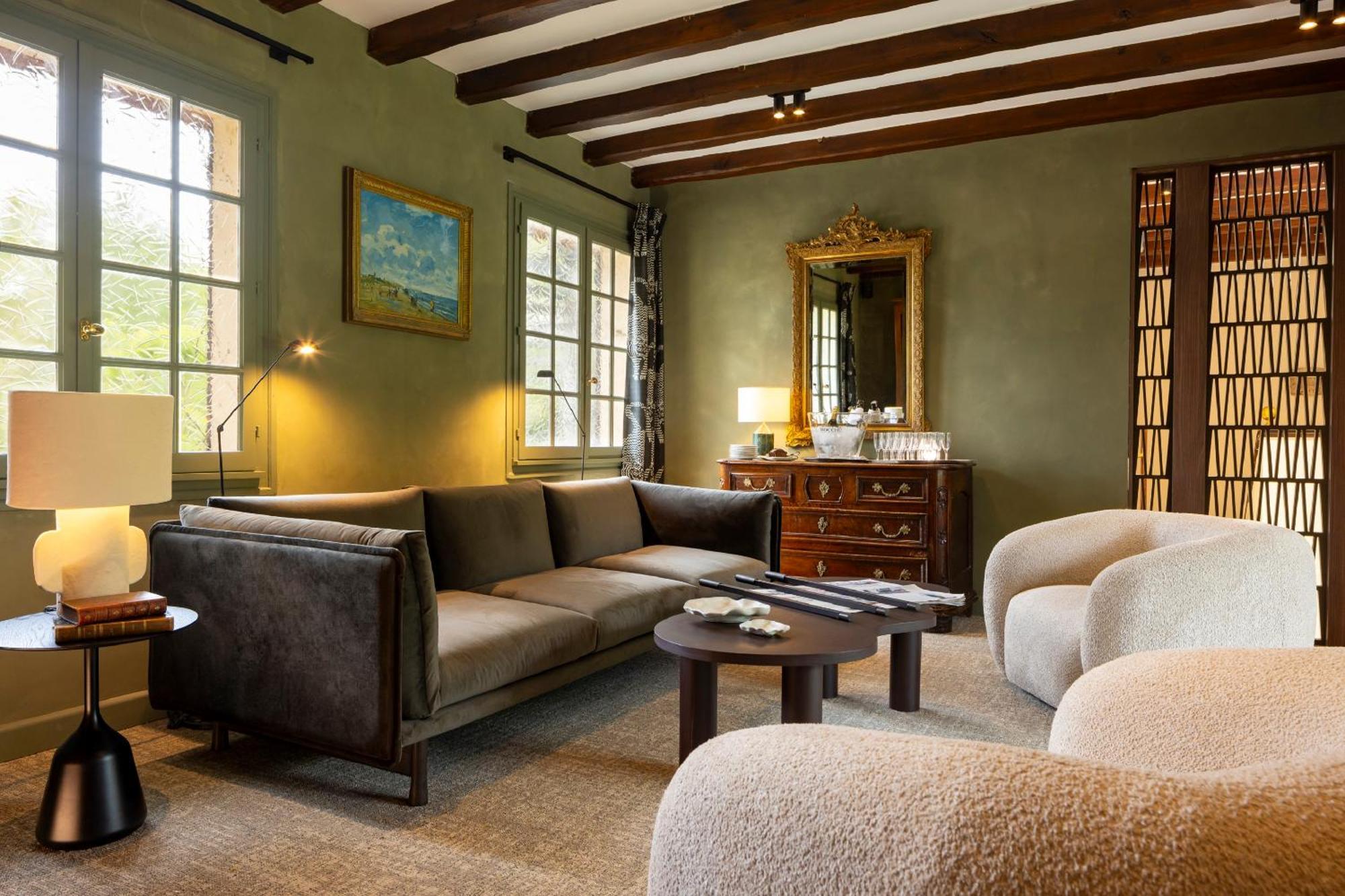 Hostellerie Briqueterie & Spa Champagne 비나이 외부 사진 A living room